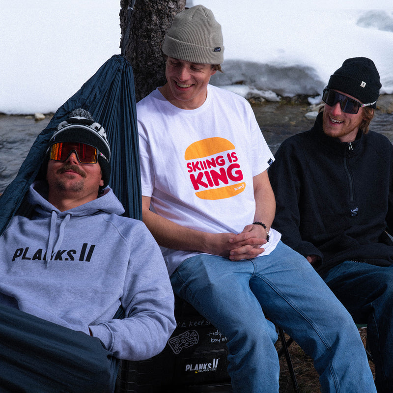 T-shirt bio « Le ski est roi »
